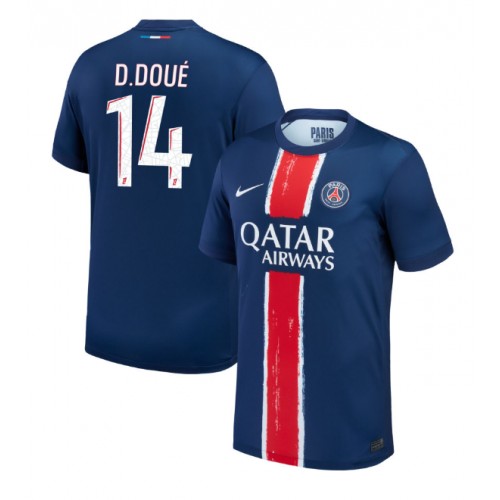 Moški Nogometni dresi Paris Saint-Germain Desire Doue #14 Domači 2024-25 Kratek Rokav